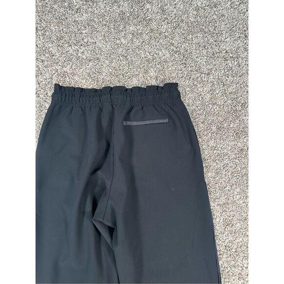 Athleta Metropolis Jogger pants black high rise ruched elastic waist travel 0 - Picture 12 of 14